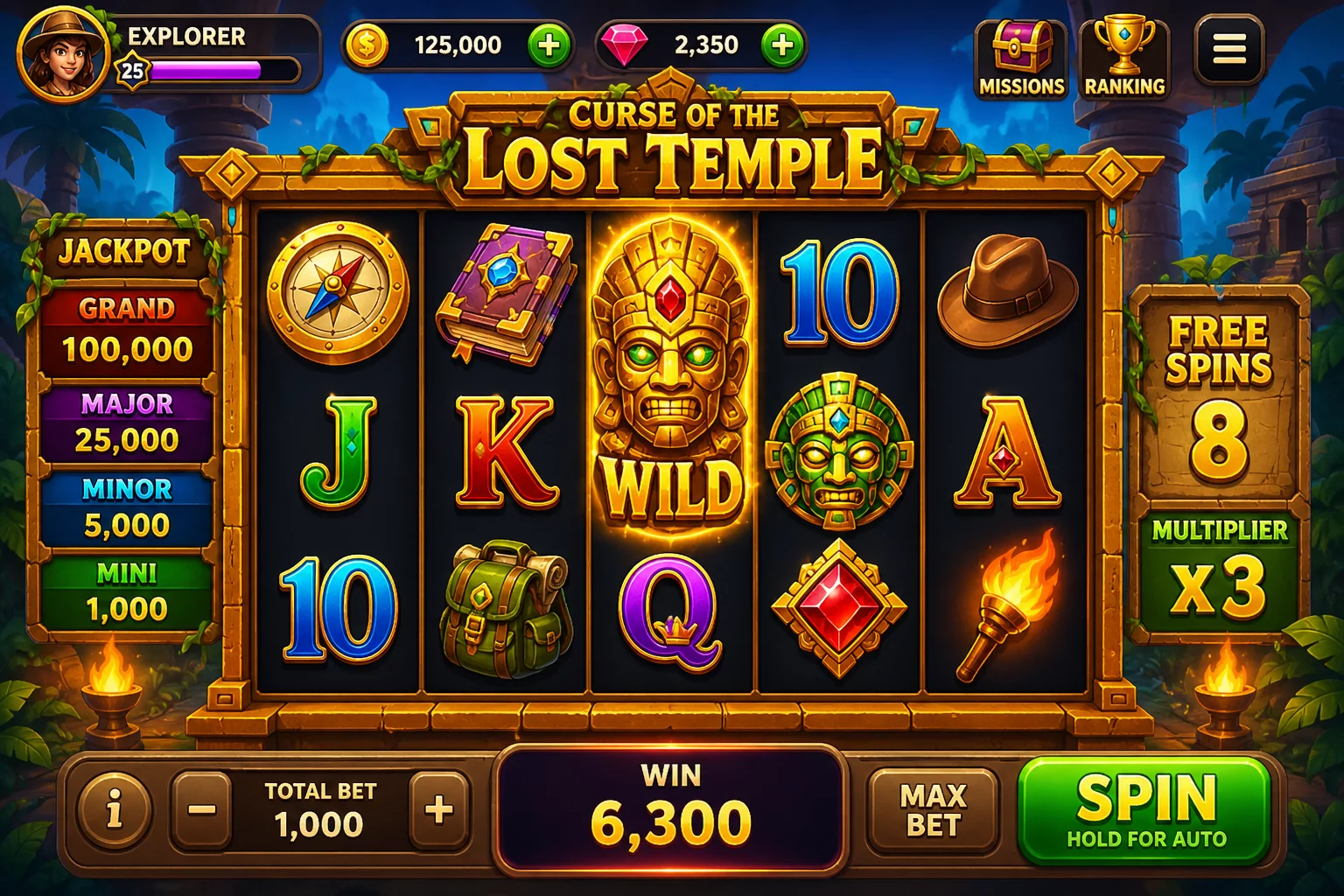 Mysterious Night Slot Machine Quest